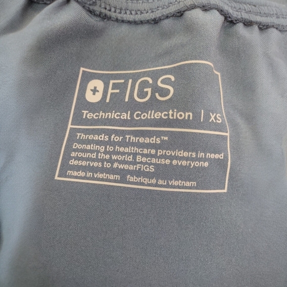 Figs Dark Harbor Scrub Set - Extra Small - Picture 4 of 4